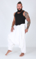 Preview: HMONG Ethno Pluderhose Wickelhose Weiß