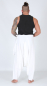 Preview: HMONG Ethno Pluderhose Wickelhose Weiß